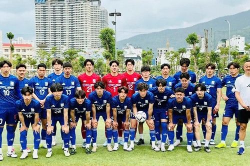 Quy Nhơn United giao hữu với đội bóng Đại học khoa học Thể thao Nippon