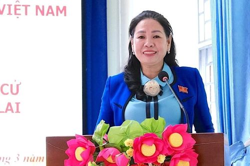 Ứng cử viên HĐND tỉnh khóa XIII tiếp xúc cử tri xã Canh Liên