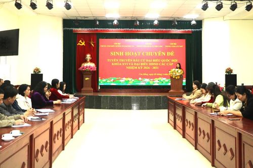Sinh hoạt Chuyên đề về công tác bầu cử