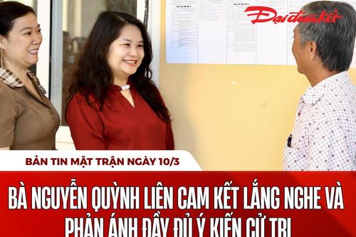 Bản tin Mặt trận sáng 10/3