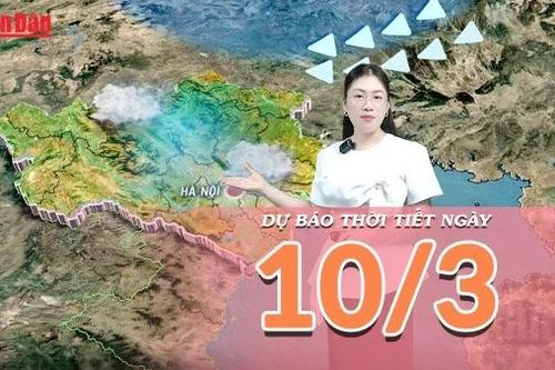 Dự báo thời tiết ngày 10/3/2026: Cảnh báo mưa to tại Trung Bộ và biển động mạnh