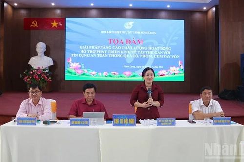 Phụ nữ Vĩnh Long tìm giải pháp tín dụng an toàn
