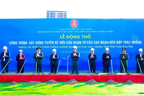 Thái Nguyên triển khai dự án tuyến đê Hữu Cầu hơn 8.500 tỷ đồng chống ngập lụt