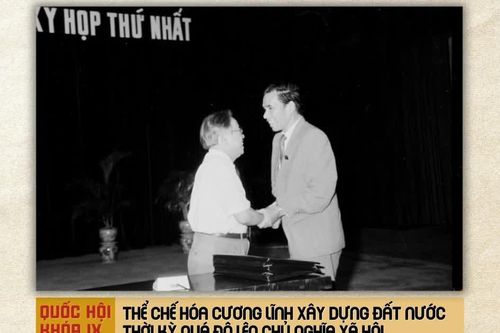 Quốc hội khóa IX: Thể chế hóa Cương lĩnh xây dựng đất nước thời kỳ quá độ lên chủ nghĩa xã hội