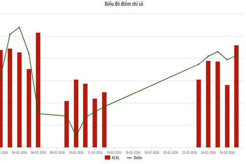 Tháng 2/2026: Thanh khoản trên HNX giảm 23,59%