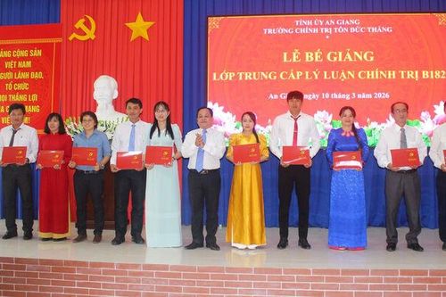 79 học viên tốt nghiệp Trung cấp Lý luận chính trị
