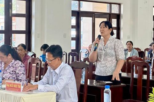 Ứng cử viên đại biểu HĐND tỉnh An Giang và HĐND đặc khu Phú Quốc gặp gỡ, tiếp xúc cử tri