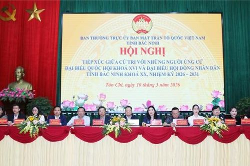 Ứng cử viên đại biểu Quốc hội và đại biểu HĐND tỉnh tiếp xúc cử tri tại đơn vị bầu cử số 5 và số 16