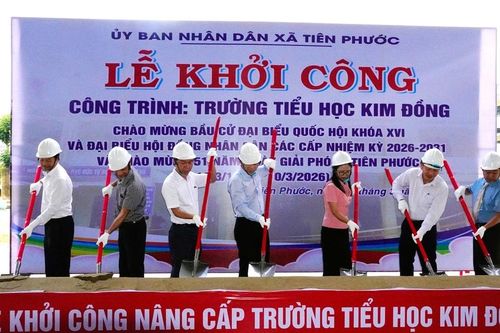 Tiên Phước khởi công các công trình trọng điểm chào mừng bầu cử