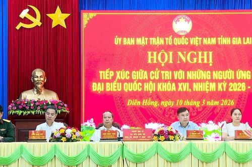 Ứng cử viên ĐBQH khóa XVI cam kết đồng hành, thúc đẩy phát triển kinh tế - xã hội địa phương