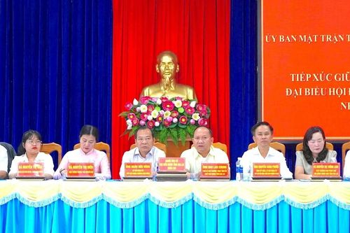 Các ứng cử viên đại biểu HĐND tỉnh Gia Lai tiếp xúc cử tri 2 phường An Phú và Hội Phú