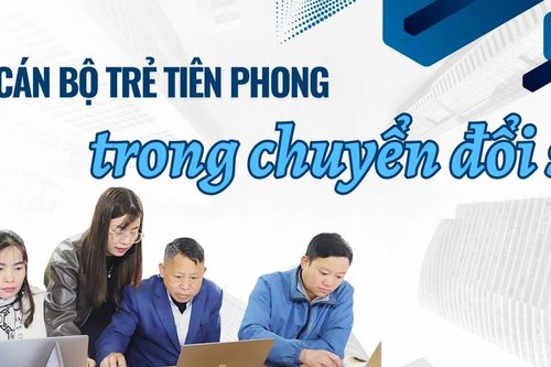 Cán bộ trẻ tiên phong trong chuyển đổi số
