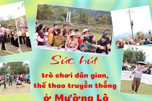 Sức hút trò chơi dân gian, thể thao truyền thống ở Mường Lò