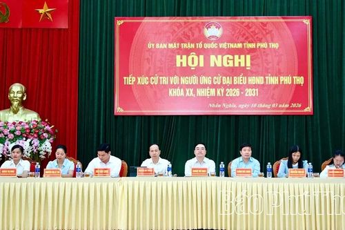 Ứng cử viên đại biểu HĐND tỉnh tiếp xúc cử tri 5 xã thuộc Đơn vị bầu cử số 18