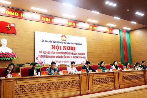 Ứng cử viên ĐBQH khóa XVI và đại biểu HĐND tỉnh khóa XX, nhiệm kỳ 2026 - 2031 tiếp xúc cử tri tại xã Bắc Mê