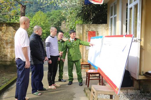 Trại Tạm giam số 2, Công an tỉnh tuyên truyền, hướng dẫn bầu cử