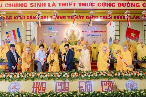 Đà Nẵng: Trang nghiêm Lễ khởi công đại trùng tu chùa Dương Lâm