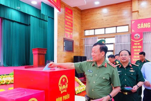 Tiểu ban Bảo đảm an ninh, trật tự và an toàn xã hội kiểm tra công tác phục vụ bầu cử tại Đồng Nai