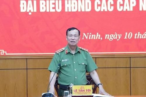 Thượng tướng Lê Tấn Tới kiểm tra công tác bảo đảm ANTT, an toàn bầu cử