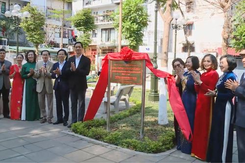 Khánh thành công trình dân vận khéo 'Ngọc Hà xanh'
