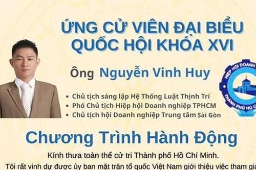 Giới thiệu nhân sự ứng cử Đại biểu Quốc hội khóa XVI - Đơn vị bầu cử số 13 TPHCM
