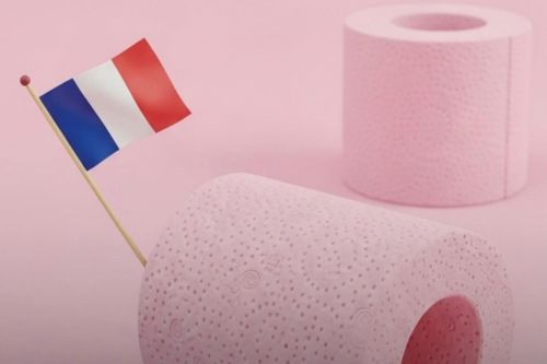 Tại sao giấy vệ sinh ở Pháp lại có màu hồng?