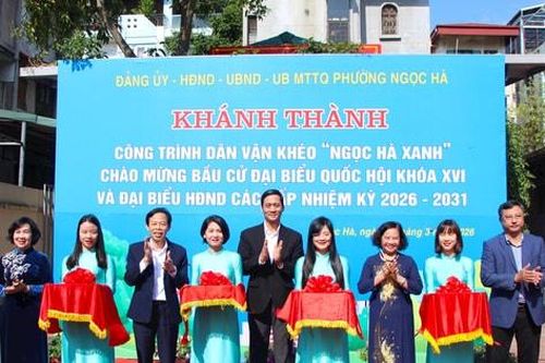 Dân vận khéo giải quyết 'điểm nghẽn' với mô hình 'Ngọc Hà xanh'
