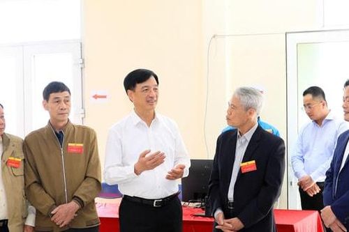 Bí thư Thành ủy Hà Nội Nguyễn Duy Ngọc kiểm tra công tác chuẩn bị bầu cử