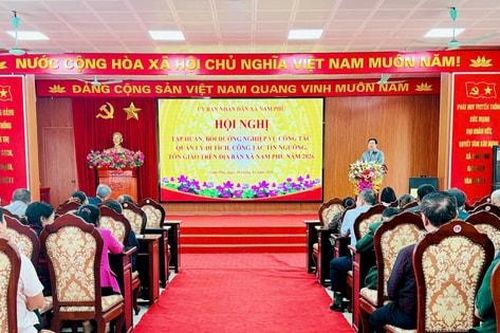 Xã Nam Phù tập huấn nghiệp vụ quản lý di tích, lễ hội
