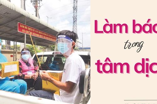 Làm báo trong tâm dịch