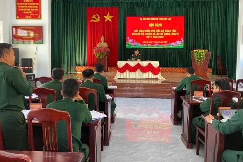Bộ Chỉ huy quân sự tỉnh Đắk Lắk đối thoại dân chủ với cán bộ, chiến sĩ