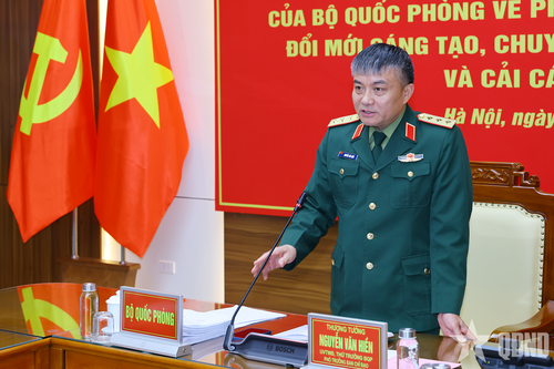Thượng tướng Nguyễn Văn Hiền: Tiếp tục thúc đẩy phát triển khoa học, công nghệ, đổi mới sáng tạo, chuyển đổi số trong Quân đội