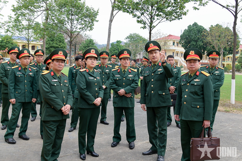 Cục Quân huấn - Nhà trường kiểm tra kết quả triển khai quyết định thành lập Trường Thiếu sinh quân miền Bắc