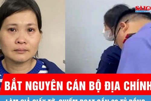 Bắt giữ nguyên cán bộ địa chính làm giả giấy tờ, chiếm đoạt gần 29 tỷ đồng