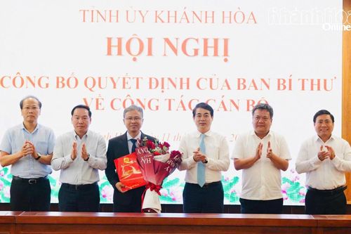 Đồng chí Trần Hòa Nam tham gia Ban Thường vụ Tỉnh ủy Khánh Hòa