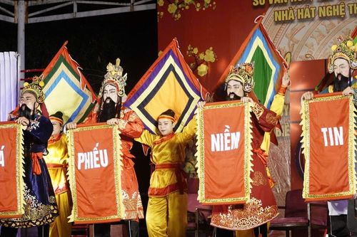Đưa nghệ thuật truyền thống vào tuyên truyền bầu cử