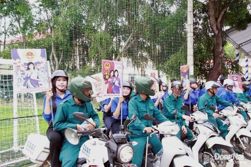 Tuổi trẻ Đồng Nai sôi nổi hưởng ứng ngày hội non sông của đất nước