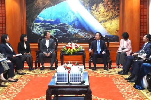 UBND tỉnh làm việc với Công ty Panasonic Việt Nam và Tổ chức World Vision International