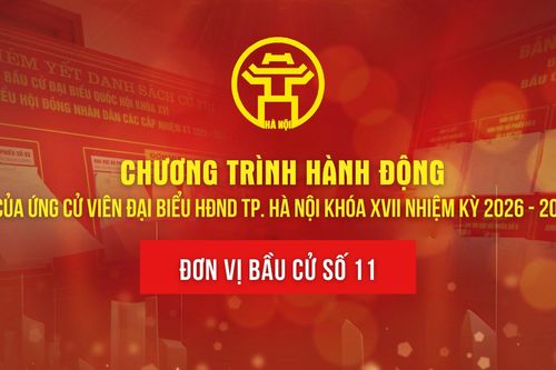 Chương trình hành động của ứng cử viên đại biểu HĐND TP. Hà Nội khóa XVII - Đơn vị bầu cử số 11