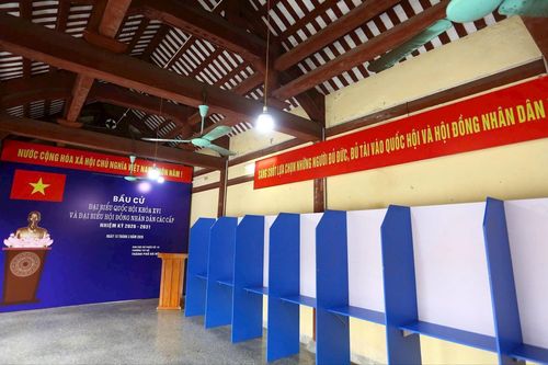 Các điểm bầu cử tại Hà Nội sẵn sàng cho ngày hội non sông