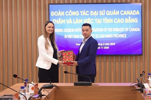 Đoàn công tác Đại sứ quán Canada tại Việt Nam làm việc với Sở Ngoại vụ và các cơ quan liên quan