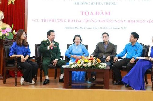 Tọa đàm 'Cử tri phường Hai Bà Trưng trước Ngày hội non sông'