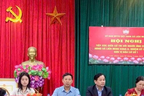 Ứng cử viên đại biểu HĐND xã Liên Minh nhiệm kỳ 2026-2031 hoàn thành tiếp xúc cử tri