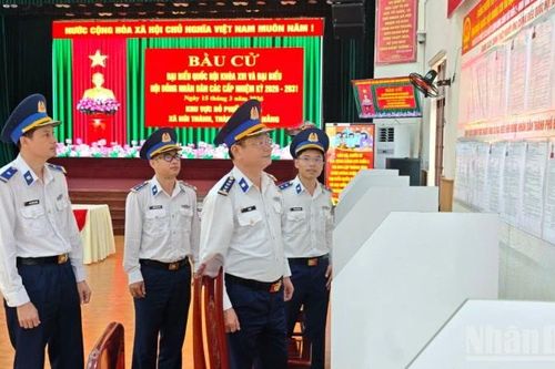 Vùng Cảnh sát biển 2 sẵn sàng cho ngày bầu cử