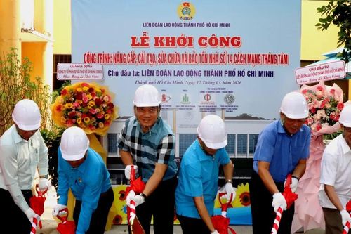 Khởi công cải tạo di tích Nhà số 14 Cách Mạng Tháng Tám