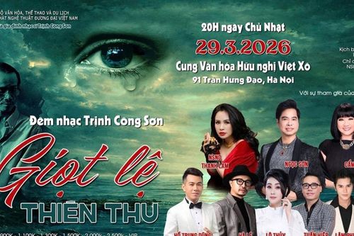 Đêm nhạc 'Giọt lệ thiên thu' tưởng nhớ cố nhạc sĩ Trịnh Công Sơn