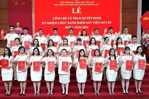 Phê duyệt bổ sung chỉ tiêu để bổ nhiệm Kiểm sát viên sơ cấp năm 2025