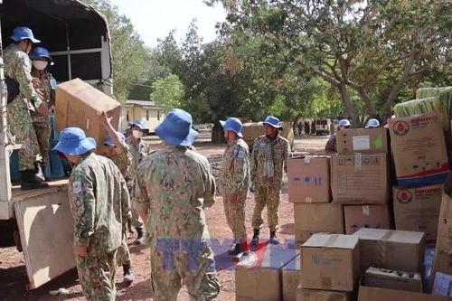Lực lượng gìn giữ hòa bình Việt Nam triển khai hoạt động hỗ trợ y tế ở Nam Sudan