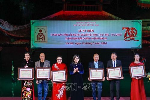 Nhà hát Múa rối Việt Nam kỷ niệm 70 năm xây dựng, đổi mới và phát triển