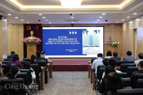 Chuẩn hóa vị trí việc làm, nâng cao chất lượng công chức ngành Công Thương